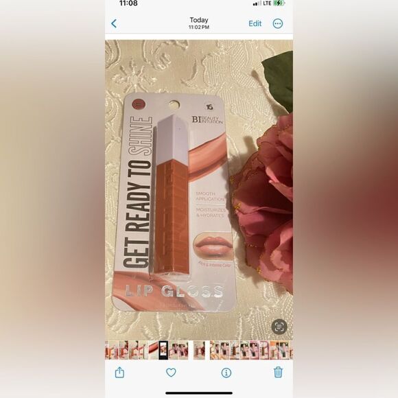 🛍️2 Beauty Intuition Rosy Nude Lip Gloss 💄 & Big Plump Lashes Mascara 💥 - Picture 8 of 16